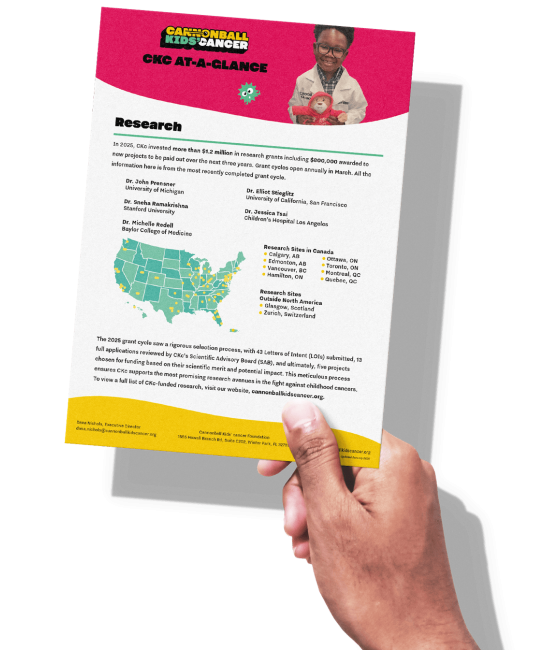 hand holding the 2025 Annual Report for CKc