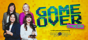 Brand imaging for Game Over: cancer podcast with four woman